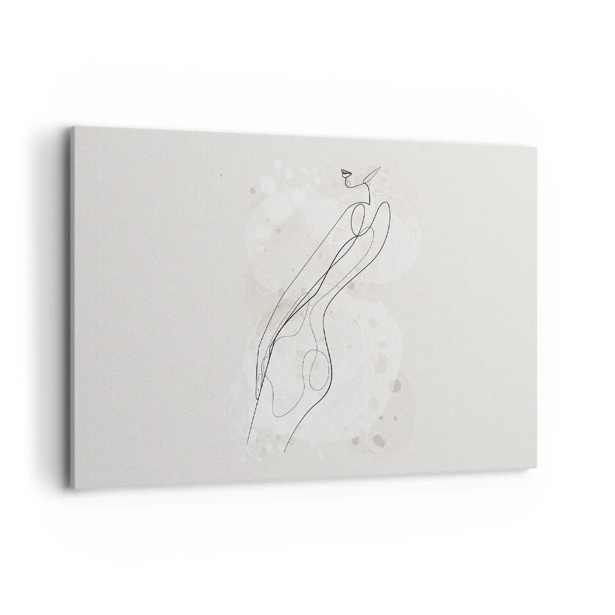 Lærredstryk - Billede på lærred - At forvilde sig med blikket - 100x70 cm