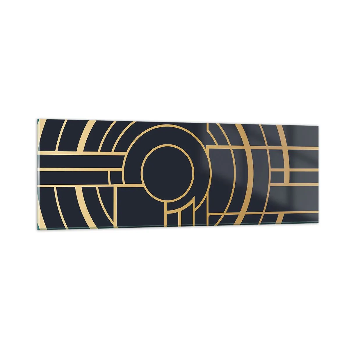 Billede på glas - At vende tingene på hovedet - 90x30 cm