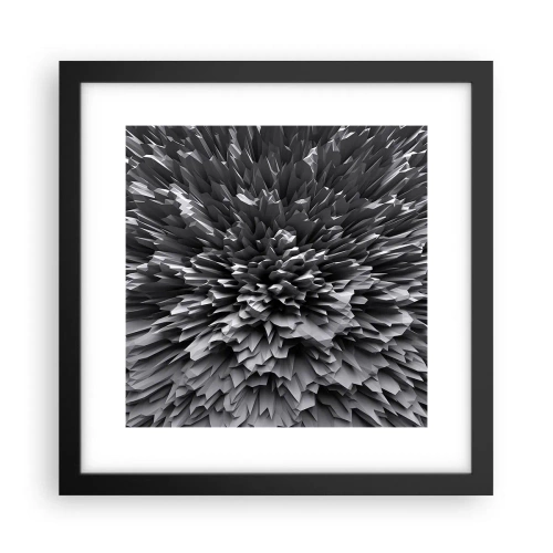 Plakat i sort ramme - Det kan ikke blive skarpere end dette - 30x30 cm