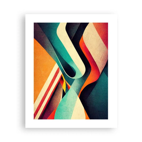 Plakat - Intens komposition - 40x50 cm