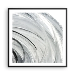 Plakat i sort ramme - Orbital komposition - 60x60 cm