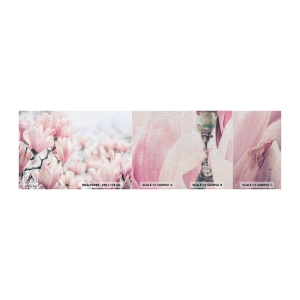 Prøve Fototapet Premium Canvas - Idealet om subtilitet - Magnolia, Blomster, Magnolia træ - 100x30 cm