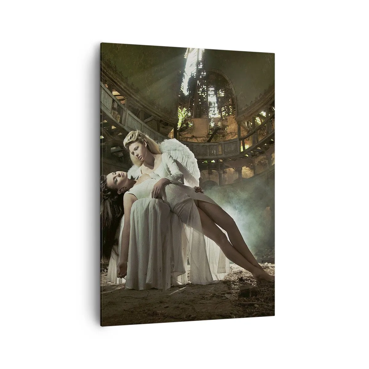 Lærredstryk - Billede på lærred - Ånden i det gamle teater - 70x100 cm