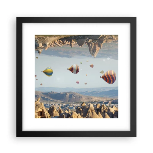 Plakat i sort ramme - Alt er muligt her - 30x30 cm