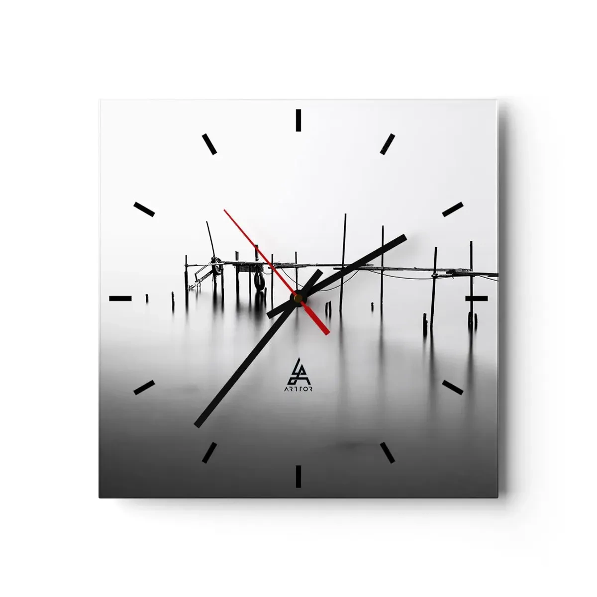 Vægur, Uret - Hvad nu, hvis verden ikke eksisterer? - 40x40 cm