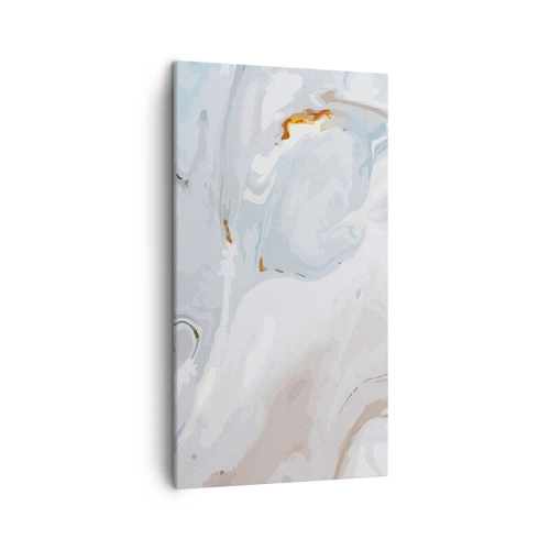 Lærredstryk - Billede på lærred - Hvid opløftet - 45x80 cm