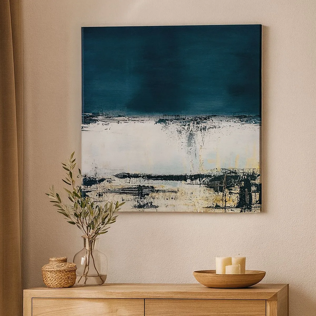 Lærredstryk - Billede på lærred - Vandret sammensætning - 30x30 cm