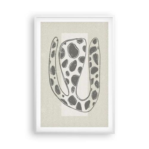 Plakat i hvid ramme - Bizart væsen - 61x91 cm