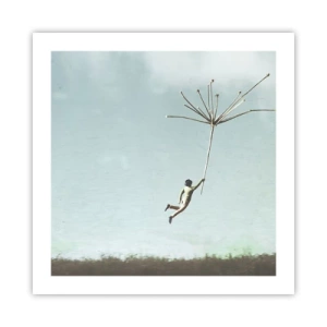 Plakat - Drager, blæsere, vind - 50x50 cm