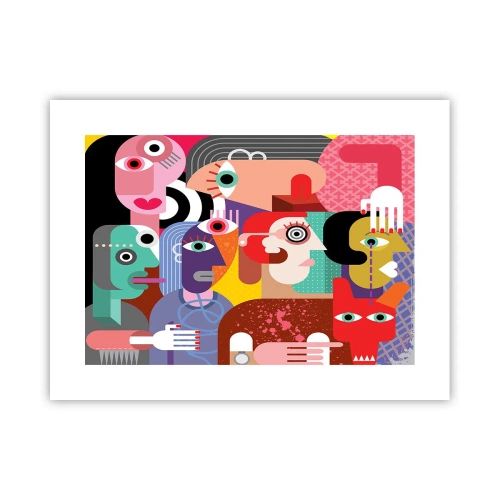 Plakat - Vi fra hr. Picasso - 40x30 cm