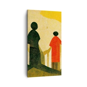 Lærredstryk - Billede på lærred - Stadig langt væk - 45x80 cm