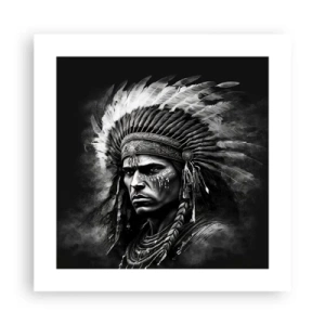 Plakat - Leder og kriger - 40x40 cm