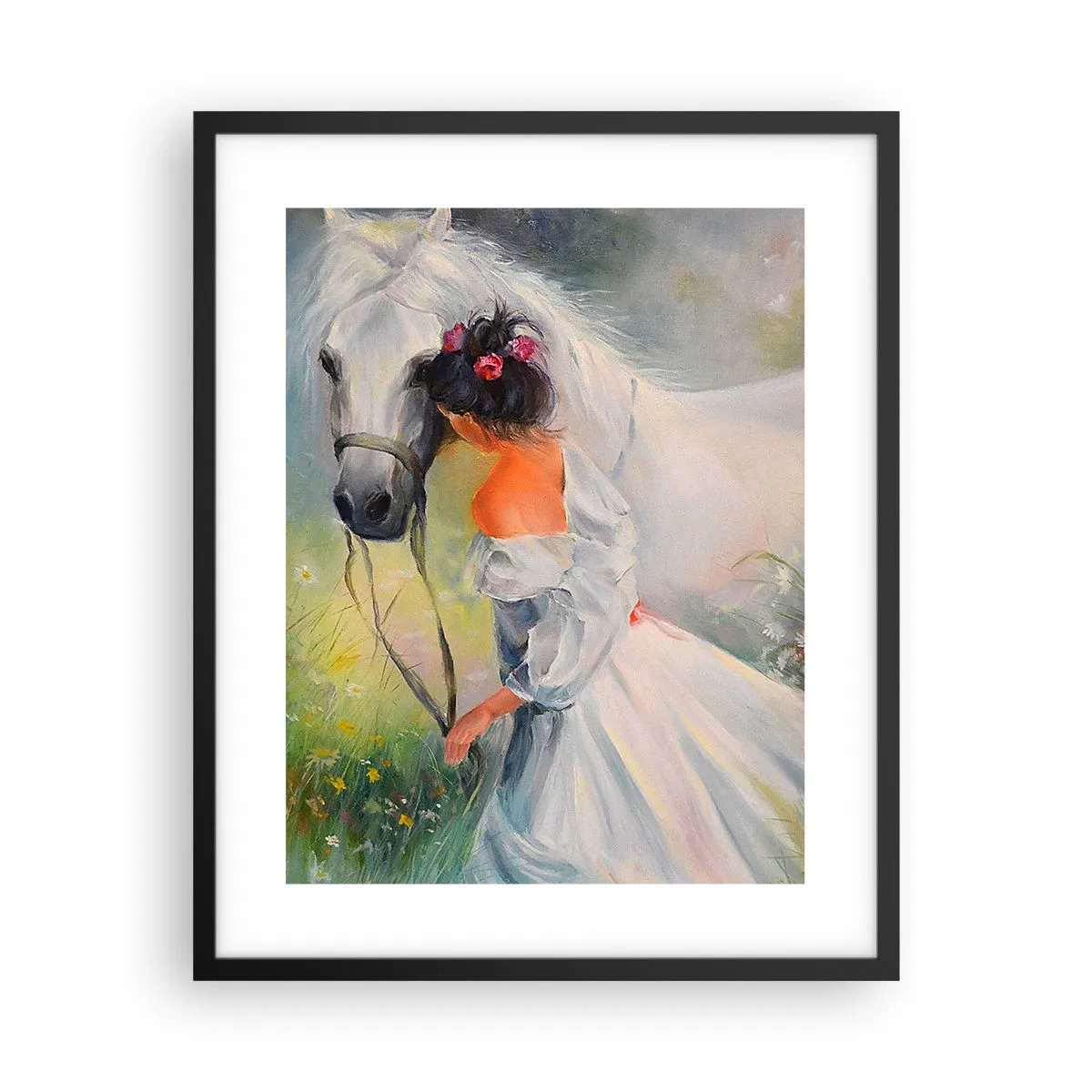 Plakat i sort ramme - Som fra en smuk drøm - 40x50 cm