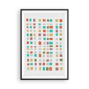 Plakat i sort ramme - Ukendt leg - 61x91 cm