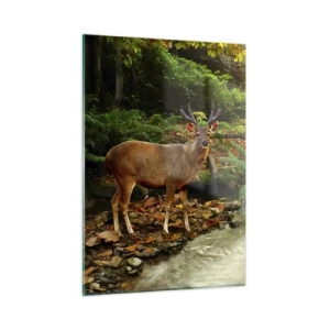 Billede på glas - Velkommen til min verden - 50x70 cm