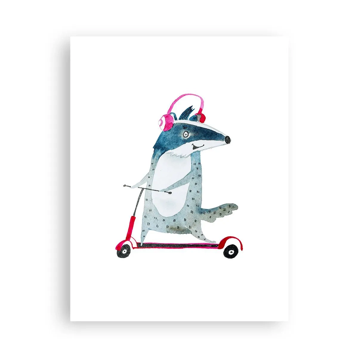 Plakat - Grævlingens glæder - 30x40 cm