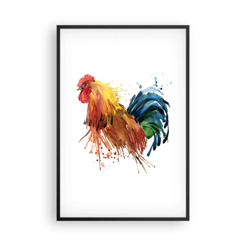 Plakat i sort ramme - Kongelig kappe, kongelig stolthed - 61x91 cm