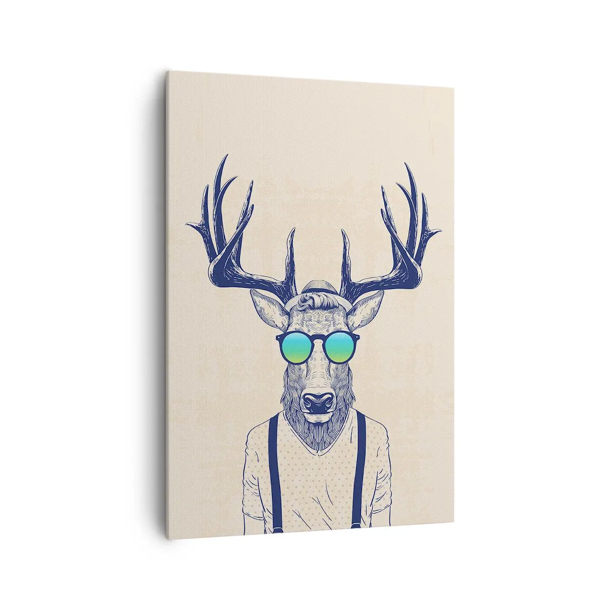 Lærredstryk - Billede på lærred - Hvem forventede du? - 70x100 cm