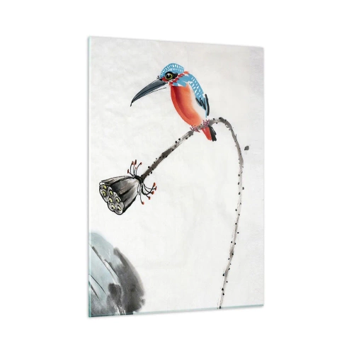 Billede på glas - Engenes liv - 50x70 cm