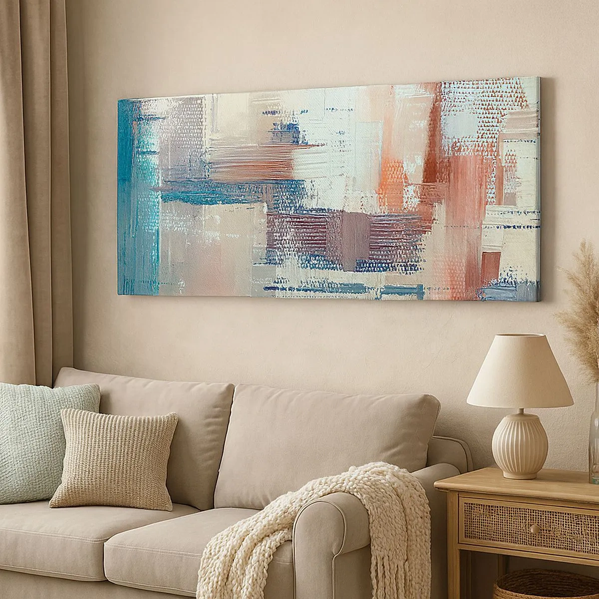 Lærredstryk - Billede på lærred - At nå lyset - 100x40 cm