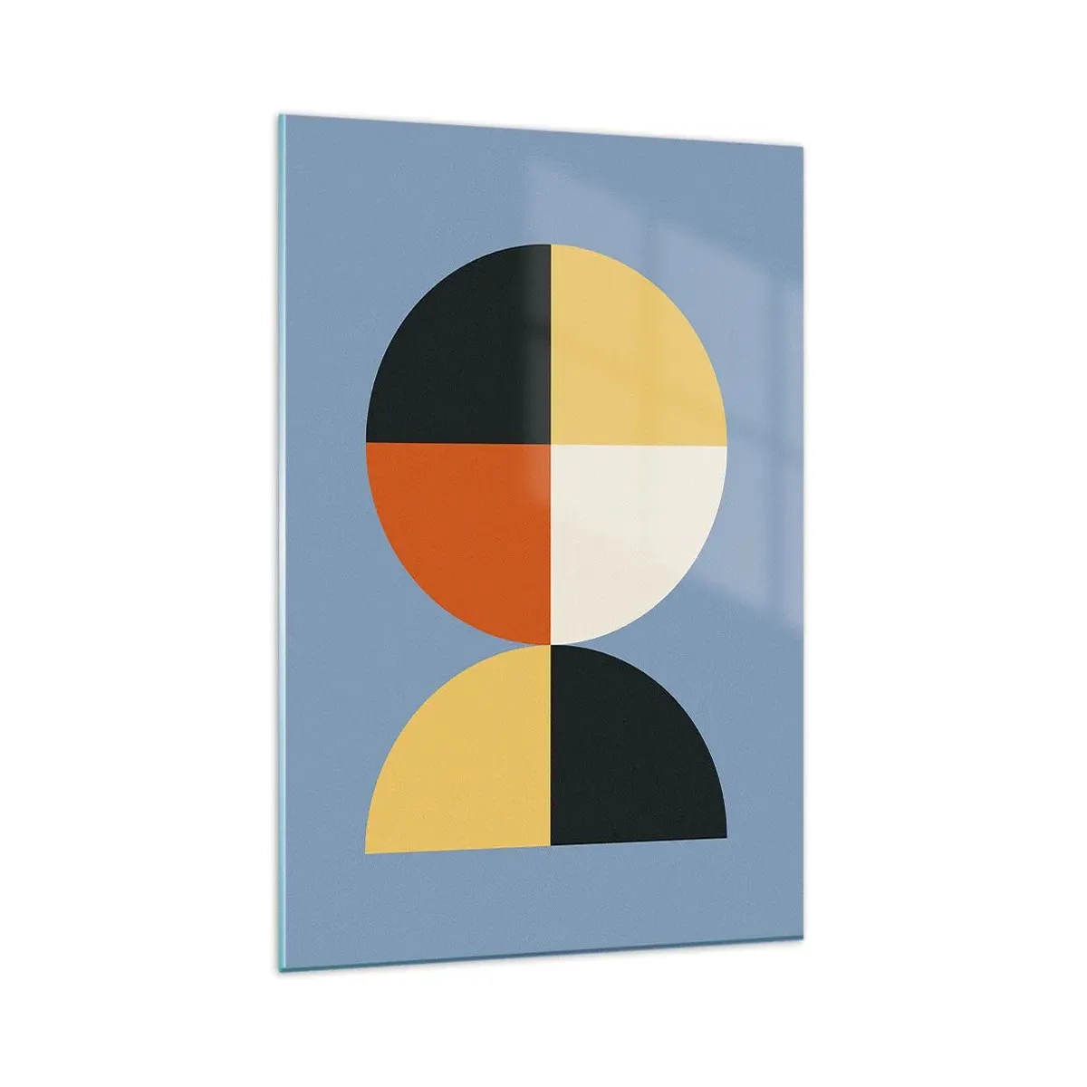 Billede på glas - Se og tæl - 80x120 cm