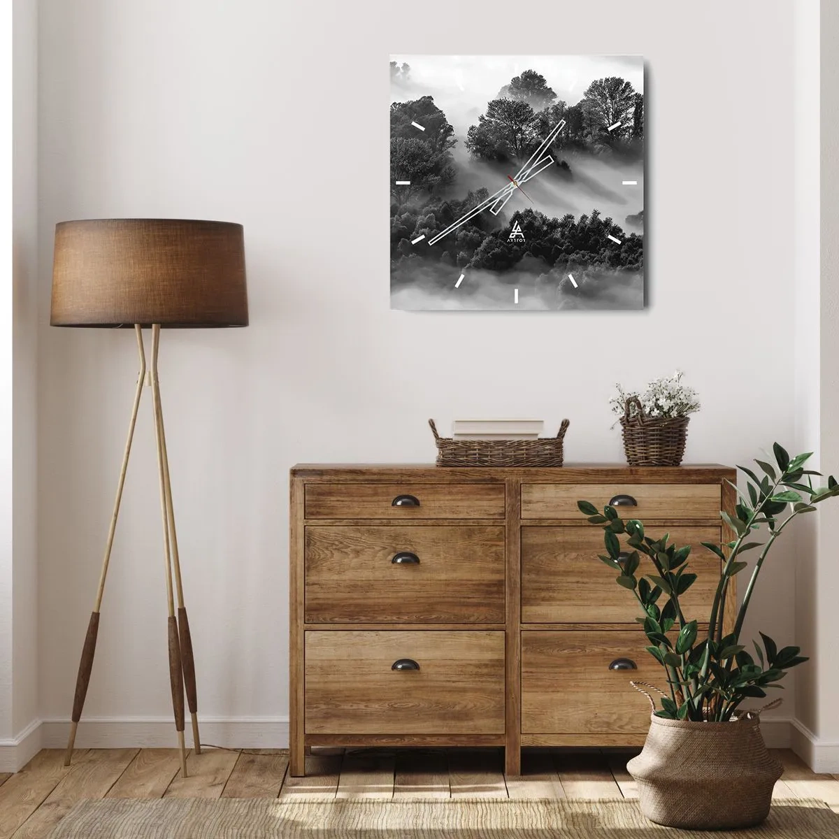 Vægur, Uret - At vågne fra søvnen - 30x30 cm