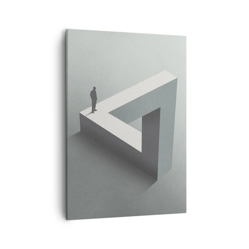 Lærredstryk - Billede på lærred - Og dog er det muligt - 50x70 cm