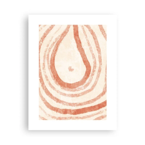 Plakat - Koralcirkler - komposition - 30x40 cm