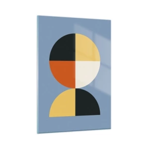 Billede på glas - Se og tæl - 50x70 cm
