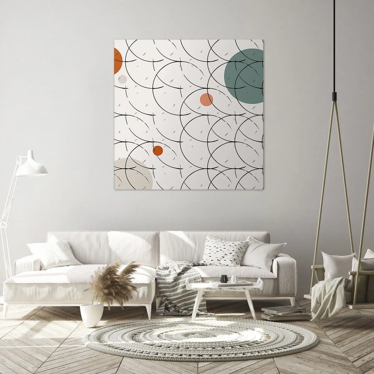 Lærredstryk - Billede på lærred - I popkunstens ånd - 30x30 cm