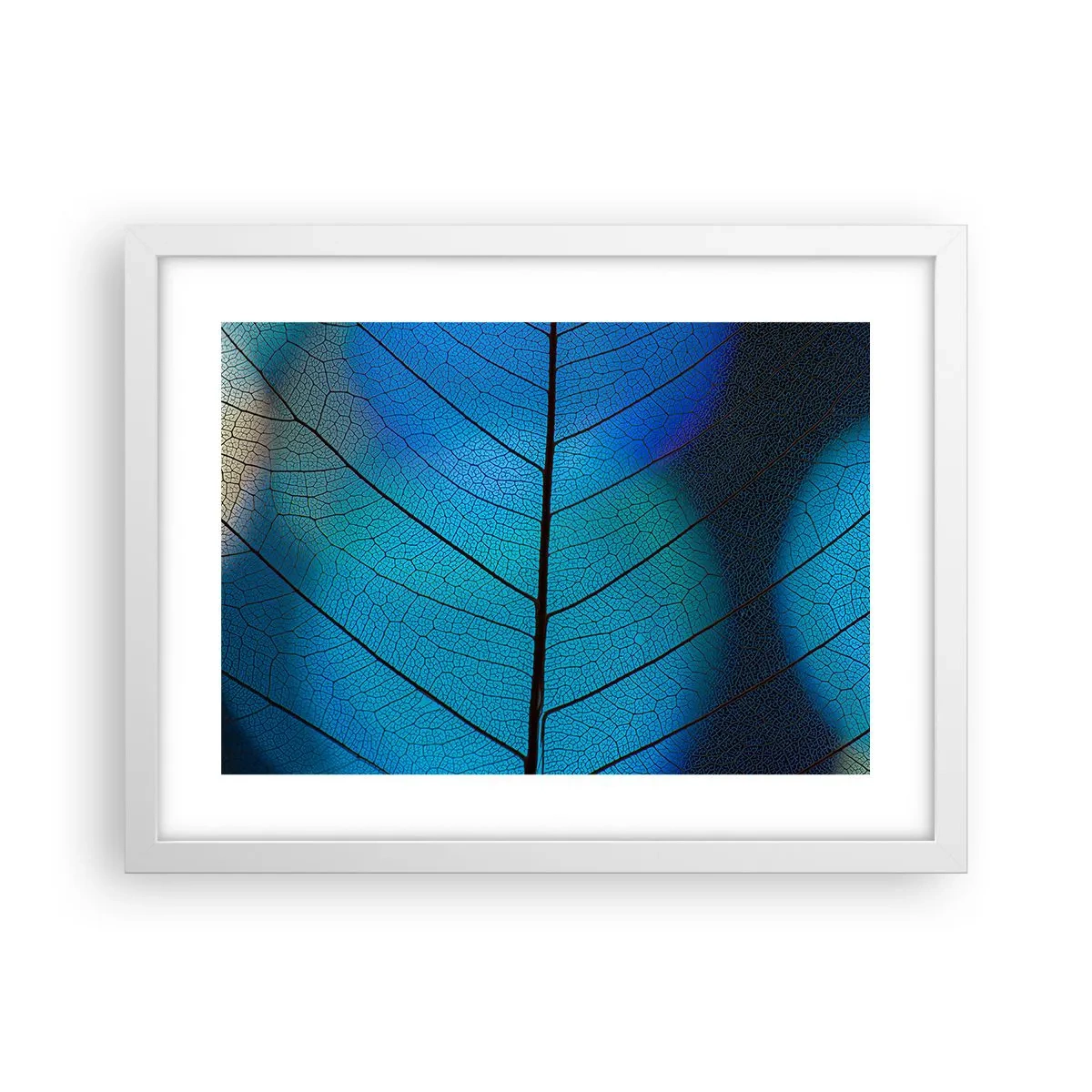 Plakat i hvid ramme - Indviklet konstruktion - 40x30 cm