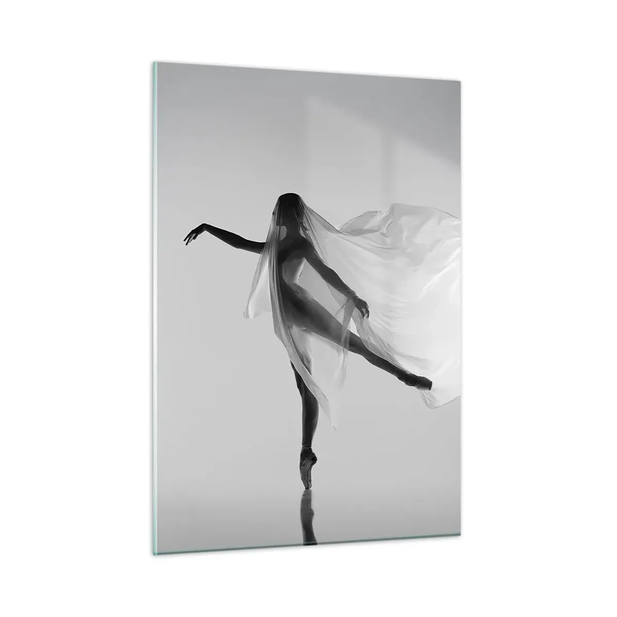 Billede på glas - Lethed og ynde - 50x70 cm