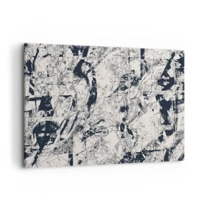 Lærredstryk - Billede på lærred - Modsætningernes gennemtrængning - 120x80 cm