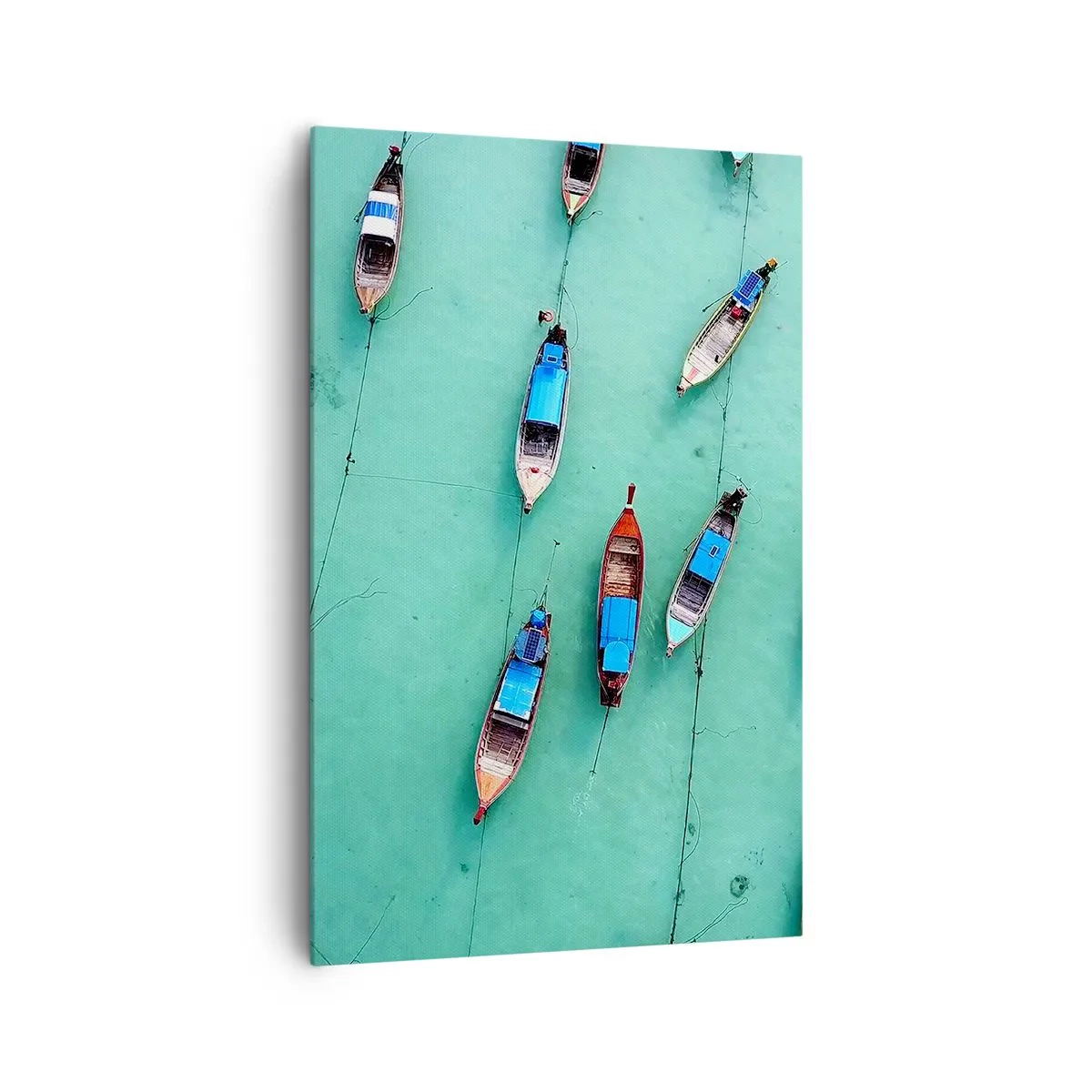 Lærredstryk - Billede på lærred - I glædelig forventning - 80x120 cm