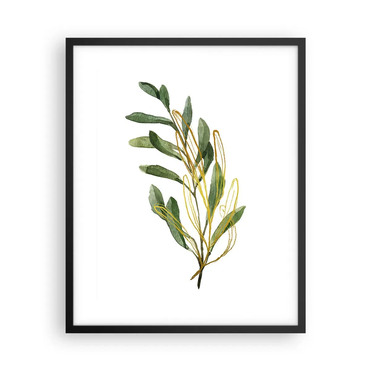 Plakat i sort ramme - Alt, hvad der er godt - 40x50 cm