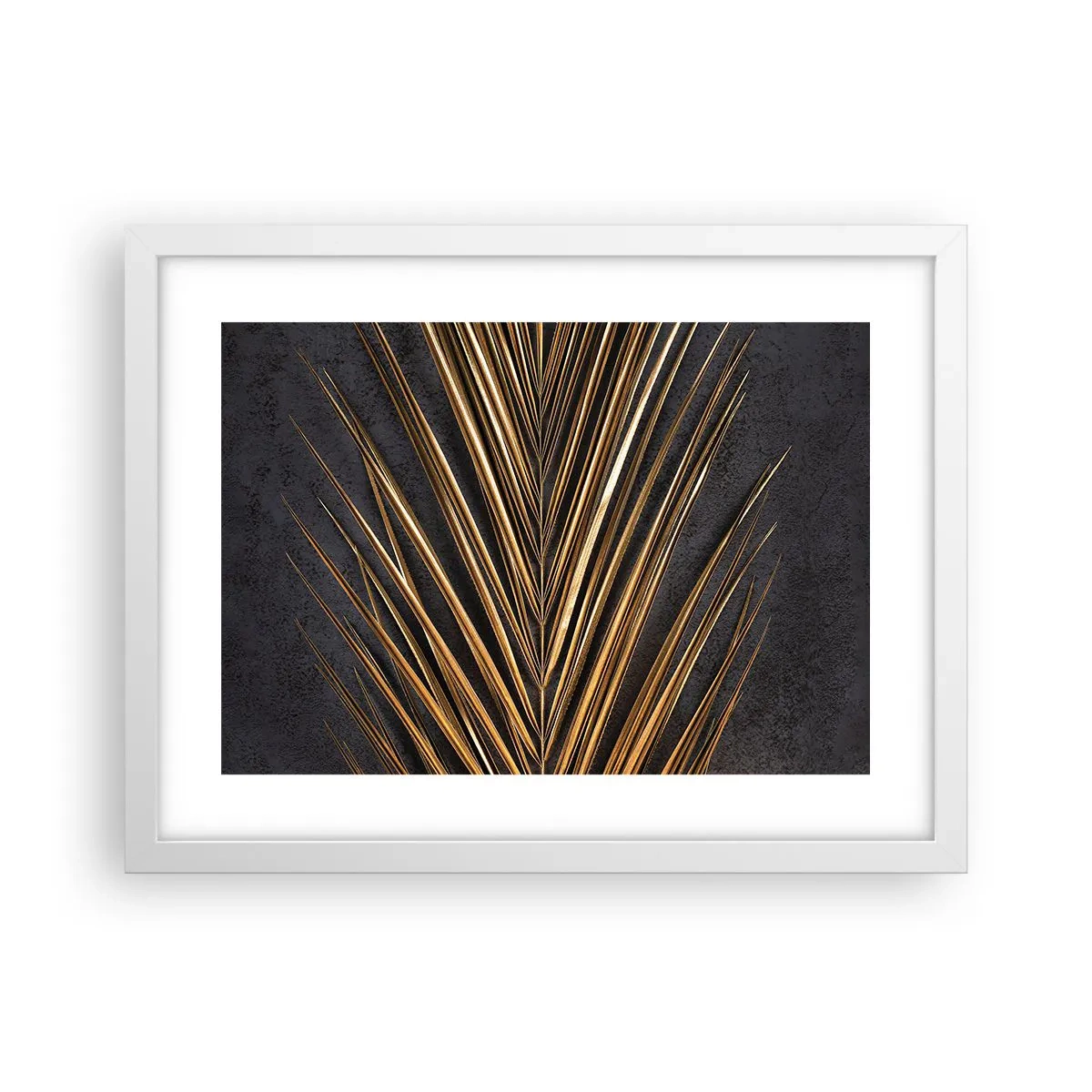 Plakat i hvid ramme - Tropernes guld - 40x30 cm