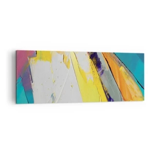 Lærredstryk - Billede på lærred - Lysets anatomi - 140x50 cm