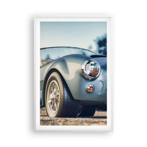 Plakat i hvid ramme - Fordi stil betyder noget - 61x91 cm