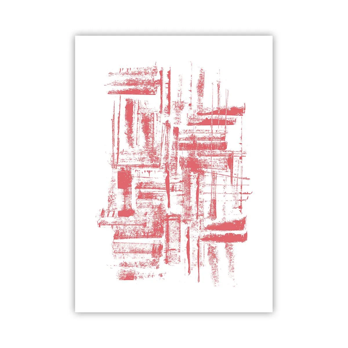 Plakat - Rød by - 50x70 cm