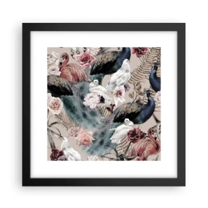 Plakat i sort ramme - I paladsets have - 30x30 cm