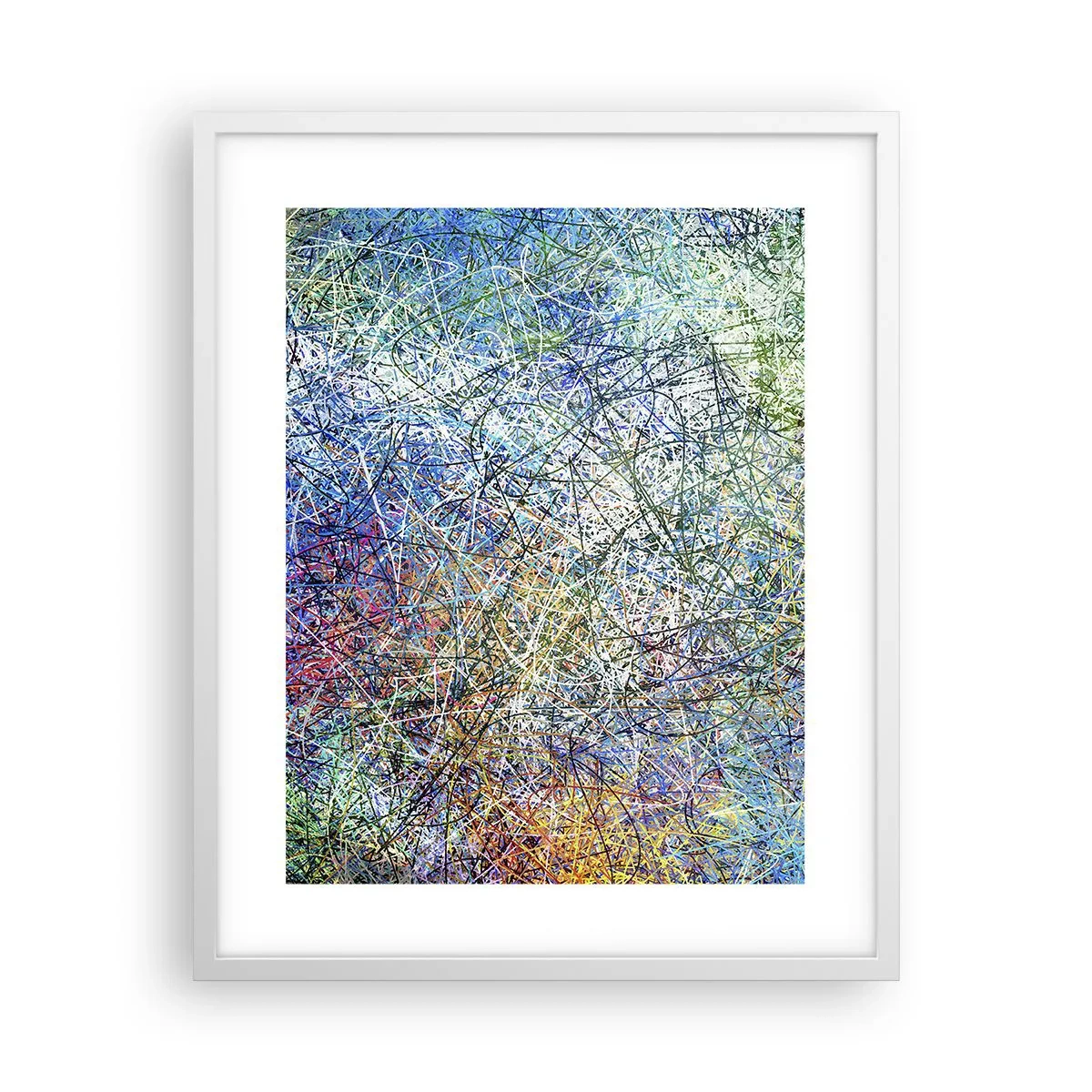 Plakat i hvid ramme - Så enkelt er det ikke - 40x50 cm