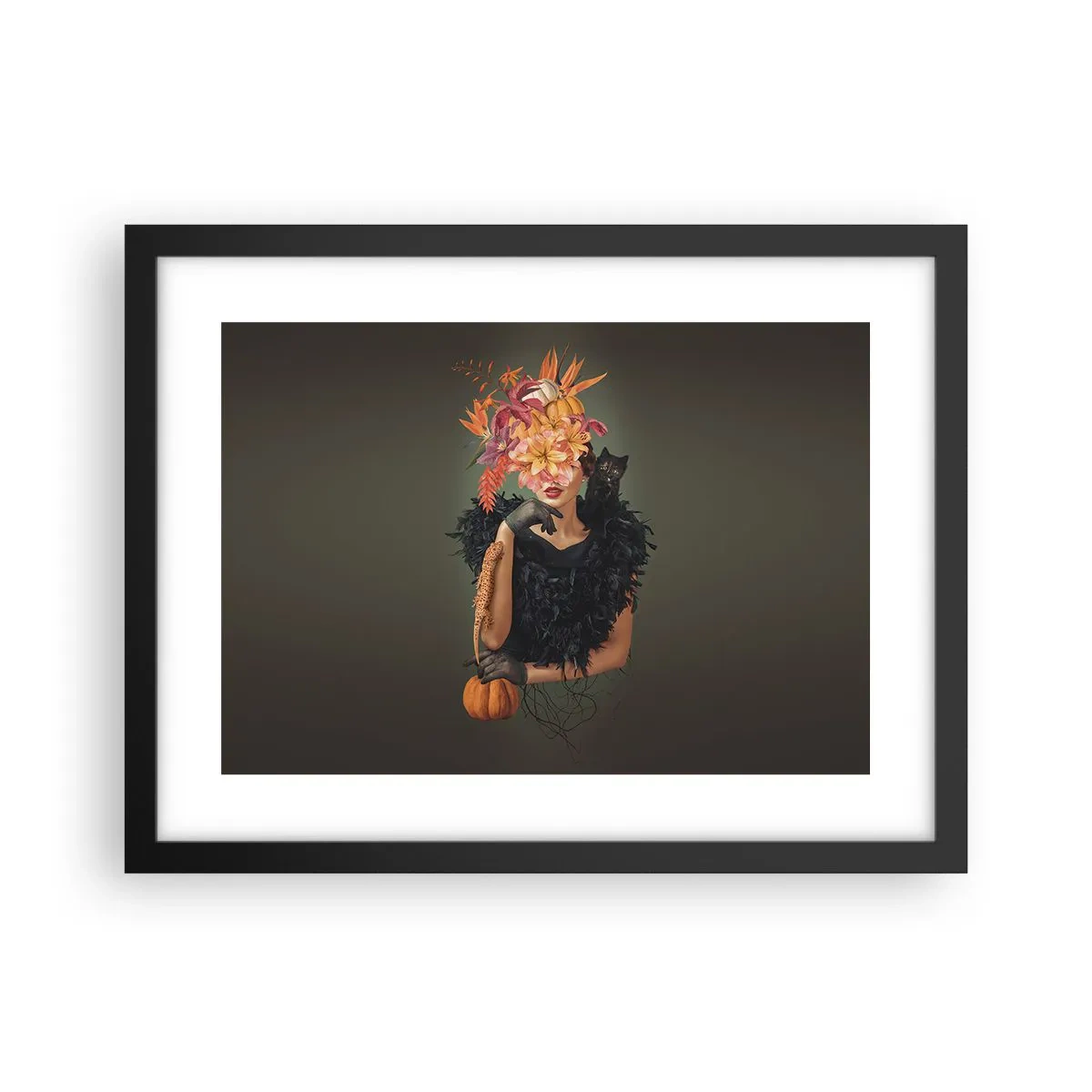 Plakat i sort ramme - Heksens fortryllelse - 40x30 cm