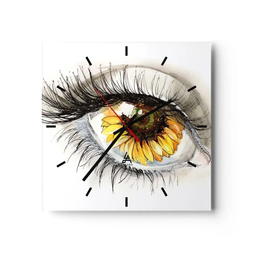 Vægur, Uret - Et look lige så varmt som sommeren - 30x30 cm