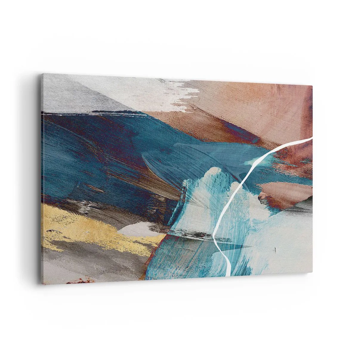 Lærredstryk - Billede på lærred - Med flair og energi - 100x70 cm