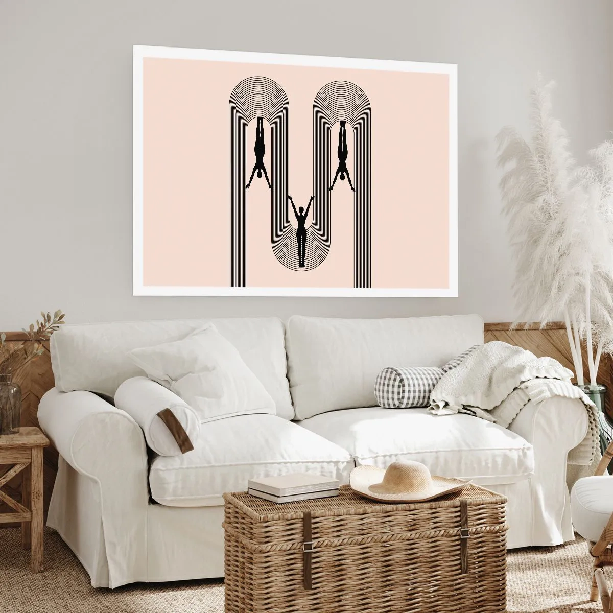 Plakat - På hovedet nedad - 70x50 cm