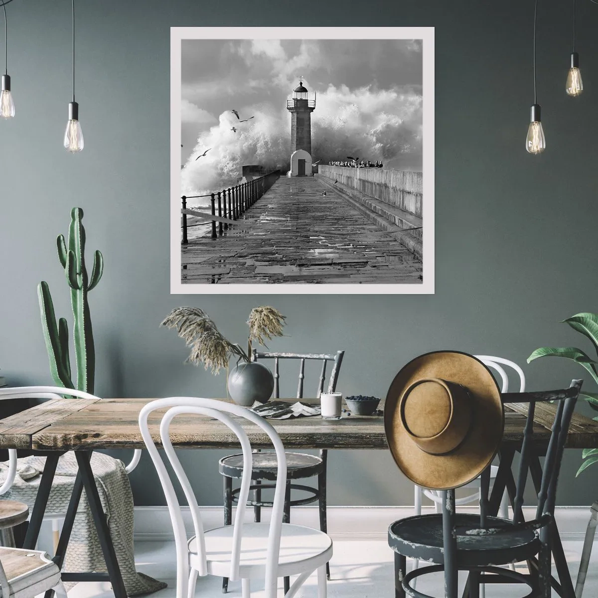Plakat - Frygtløs  - 40x40 cm