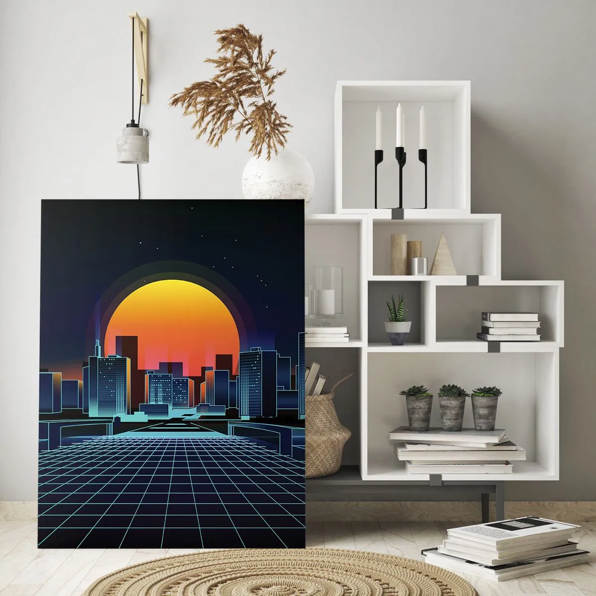Billede på glas - Vil du stadig gerne komme til den ægte vare? - 50x70 cm