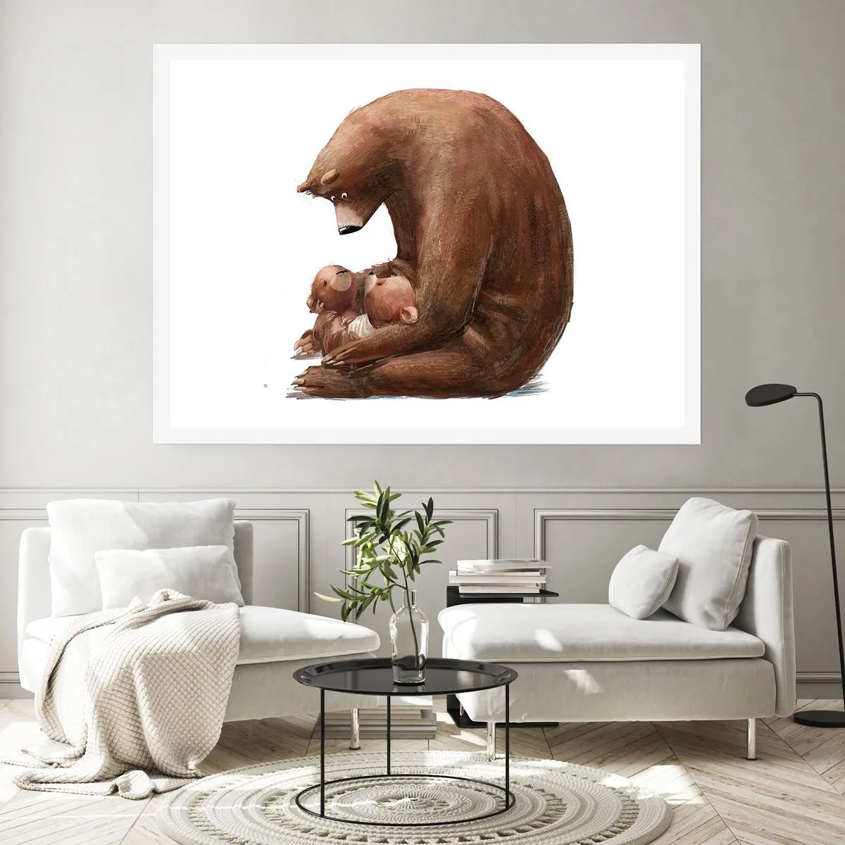 Plakat - Drøm sødt, børn - 50x40 cm
