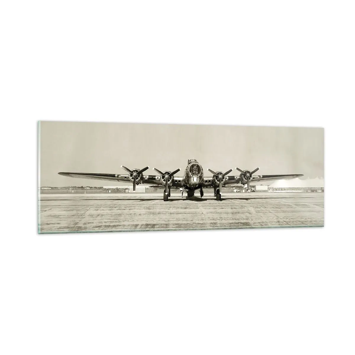 Billede på glas - Som altid klar - 90x30 cm