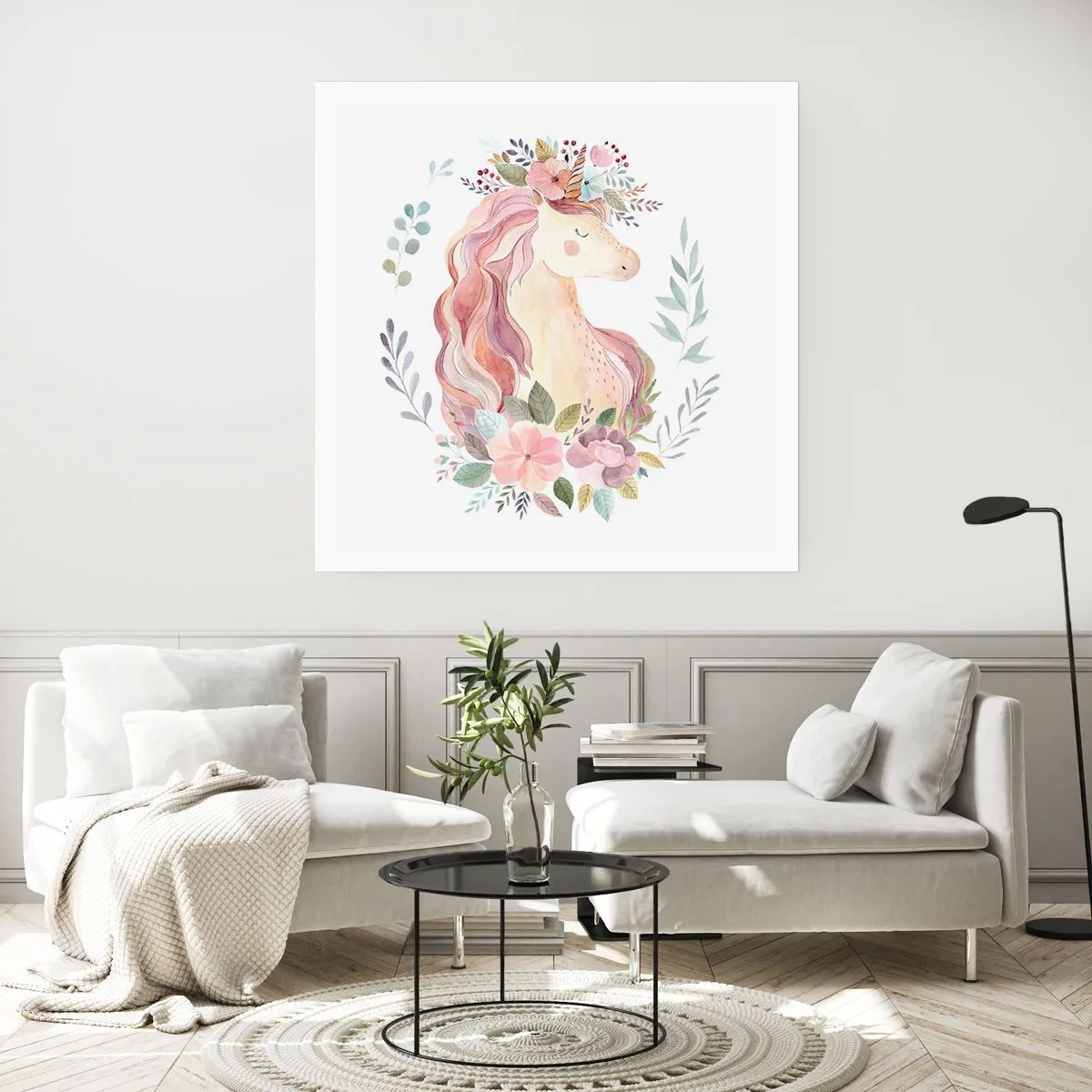 Plakat - En invitation til eventyrets verden - 60x60 cm